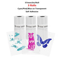 57mm Mini Bluetooth Thermal Sticker Printer Inkless Color On Clear Paper Gifts
