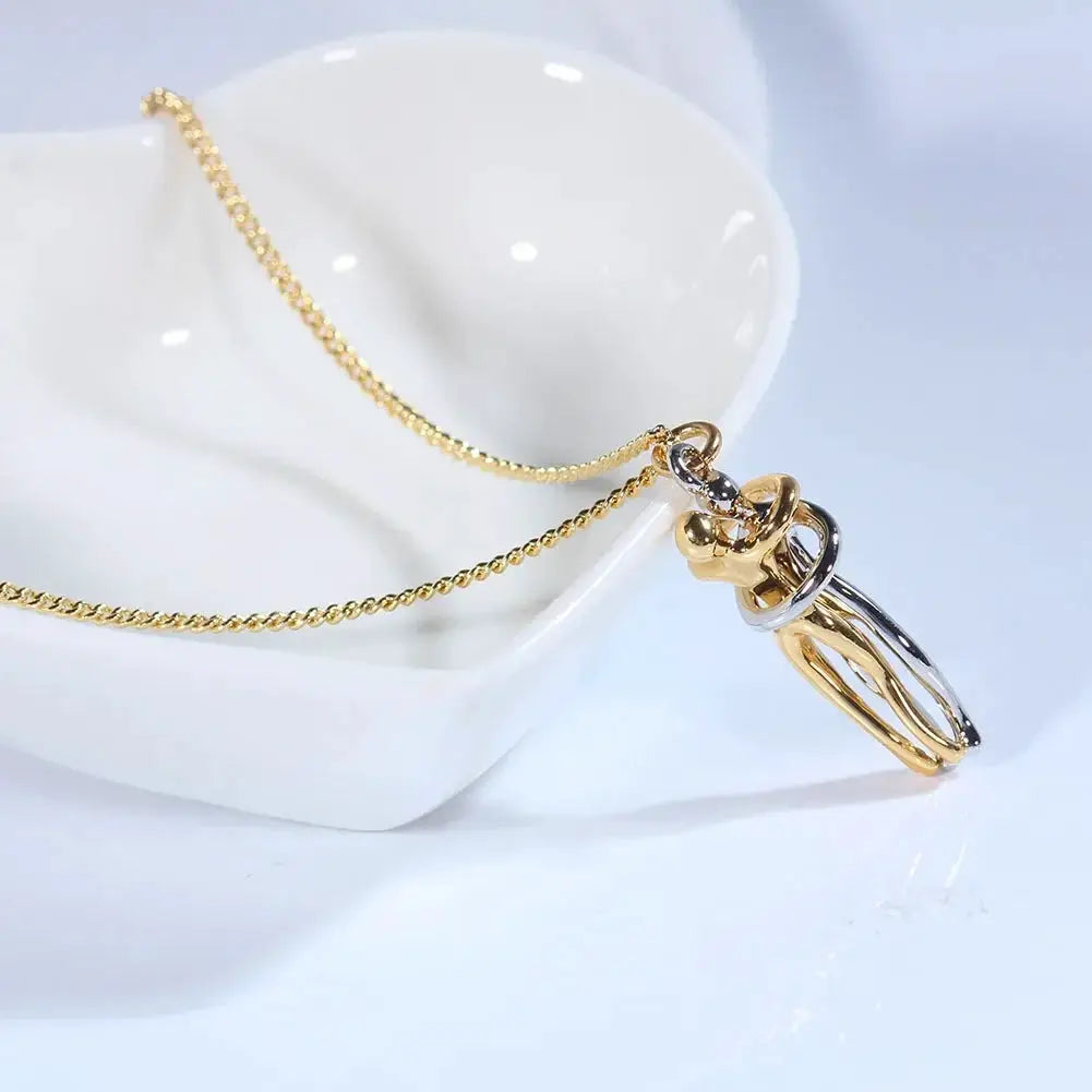 Fashion Hugging Necklace Choker Pendant Gift For Couples