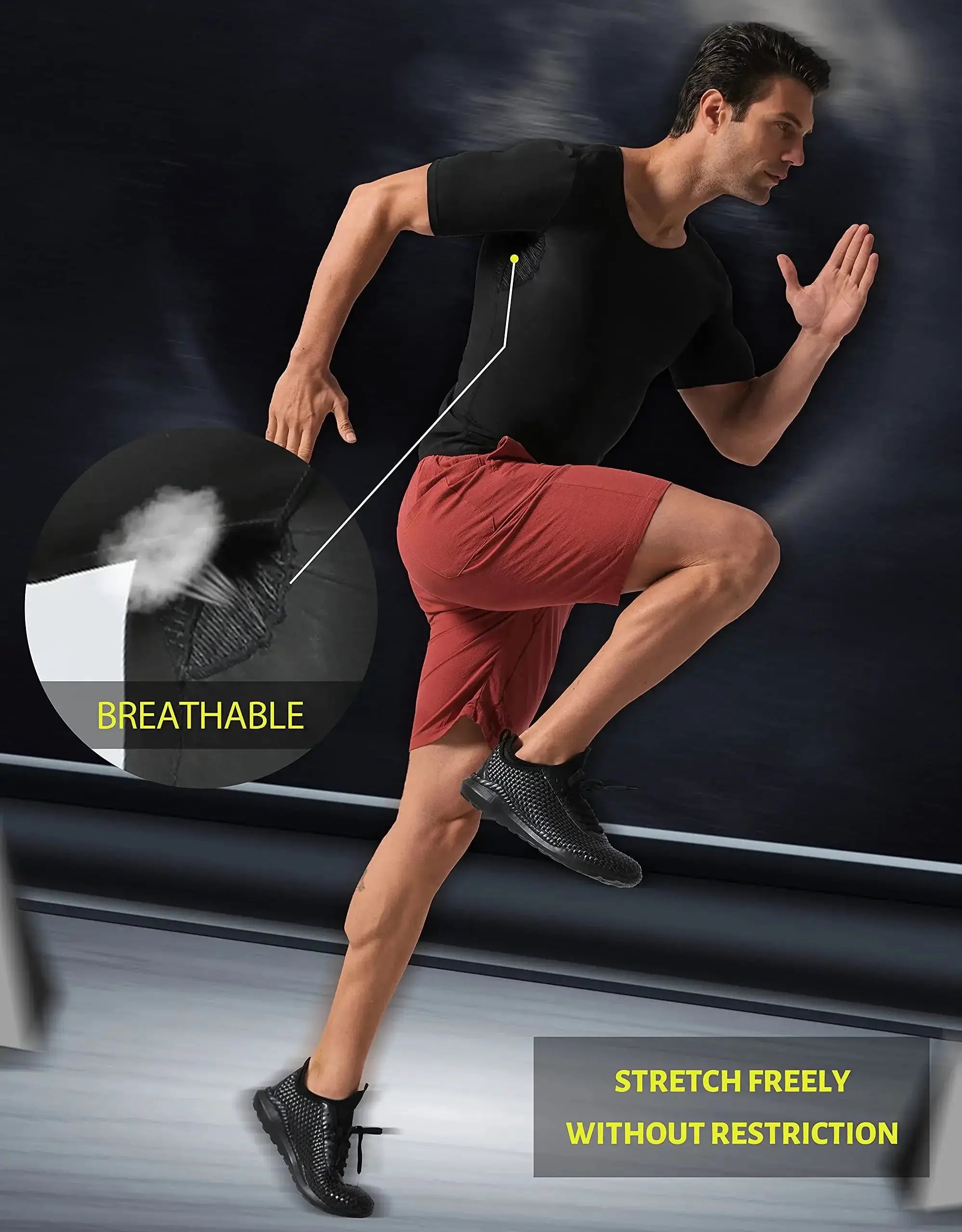 Men Sauna Suit Shirt Shapewear Vest Body Shaper Top