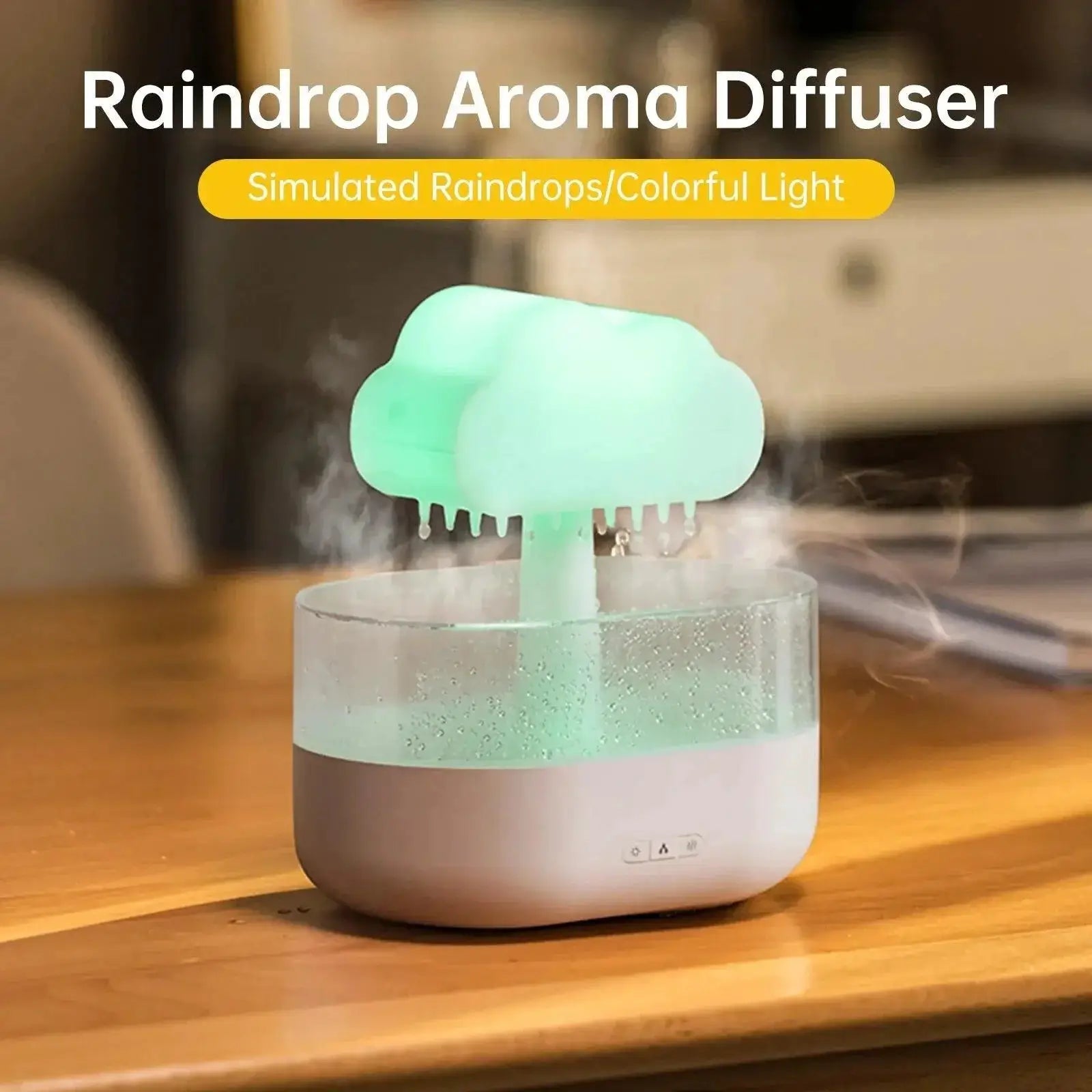 Rain Cloud Humidifier Aromatherapy Diffuser Night Light