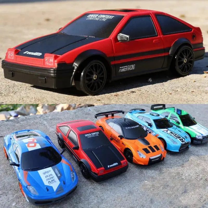 High Speed 4WD Drift RC Car AE86 GTR Racing Toy For Kids