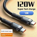 Type C Cable - 120W Fast Power Quick Charge