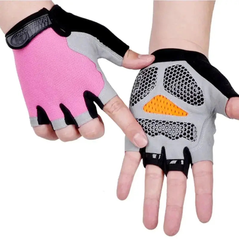 Hot Cycling Gloves Half Finger Antislip Antisweat Unisex