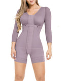 Women's High Compression Shapewear Bodysuit with Long Sleeves