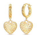Sterling Silver Women's Earrings Golden