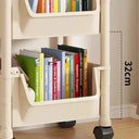 Space Saving Trolley Bookshelf For Home