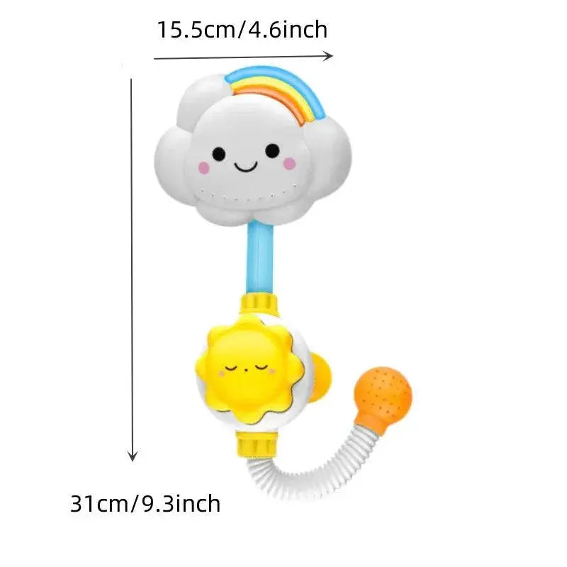 Cute Clouds And Flowers Bath Toy For Interactive Water Fun