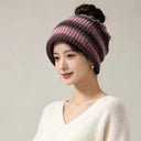Striped Winter Knit Earwarmer Headband