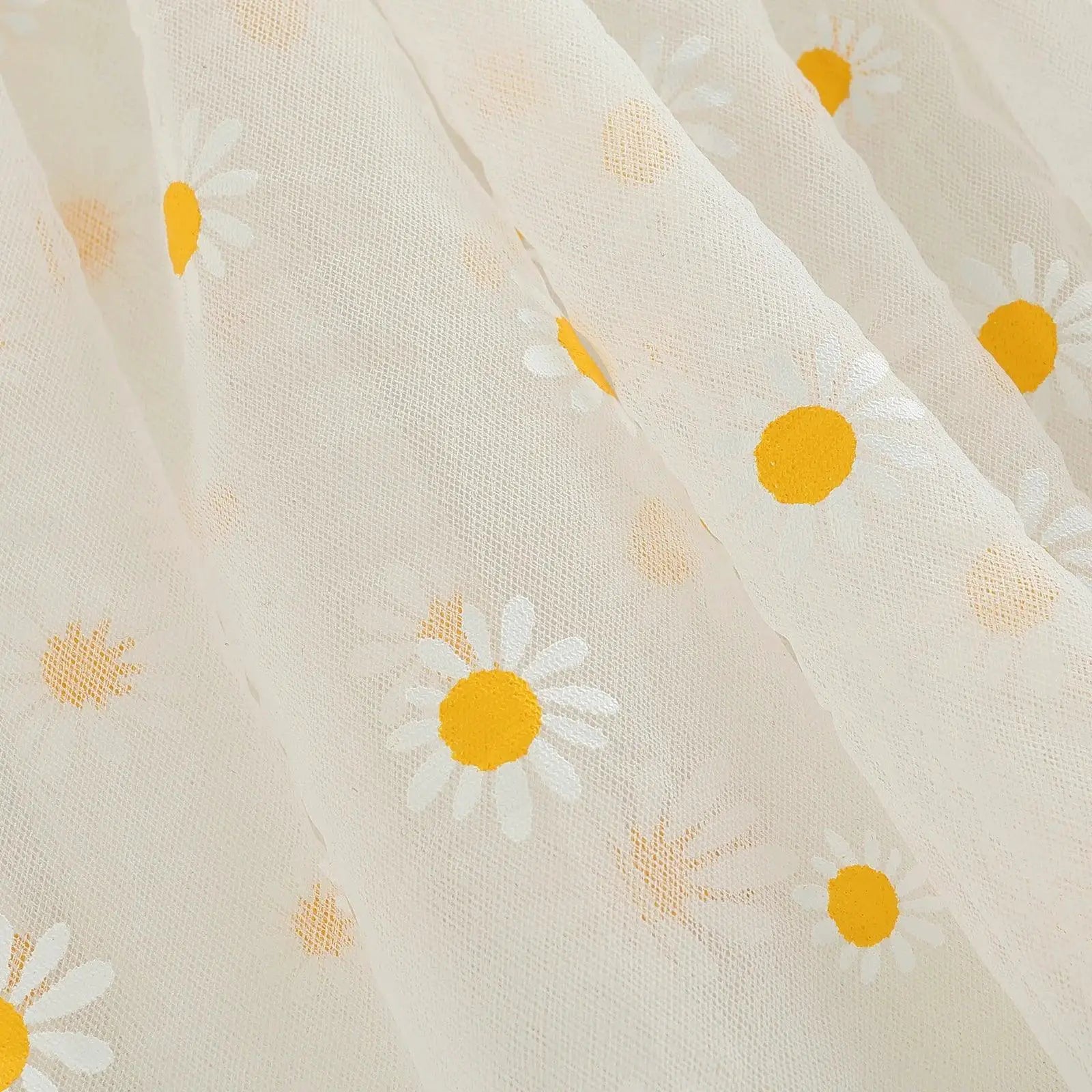 Daisy Tulle Dress For Girls Summer Floral Party Outfit