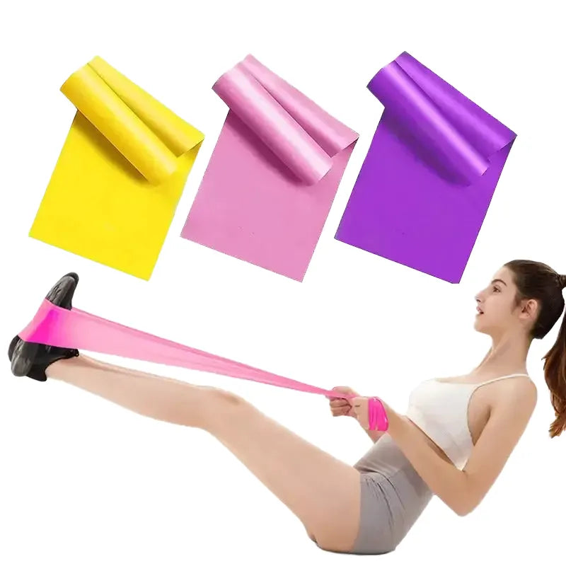 Yoga Pilates Resistance Band Durable Rubber Elite — product view 1