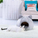 Cozy Cat & Dog Tent Bed Snug Self-Warming Pet Cave Hut