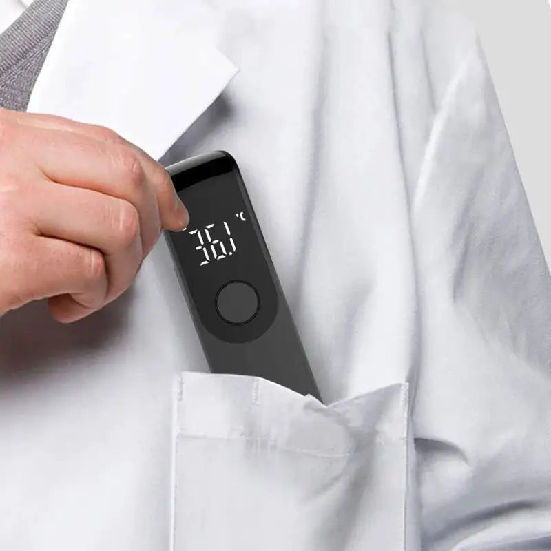 Medical Temperature Infrared Thermometer Forehead Digital Non-contact Thermometer or Finger Blood Oxygen Saturation Oximeter LED