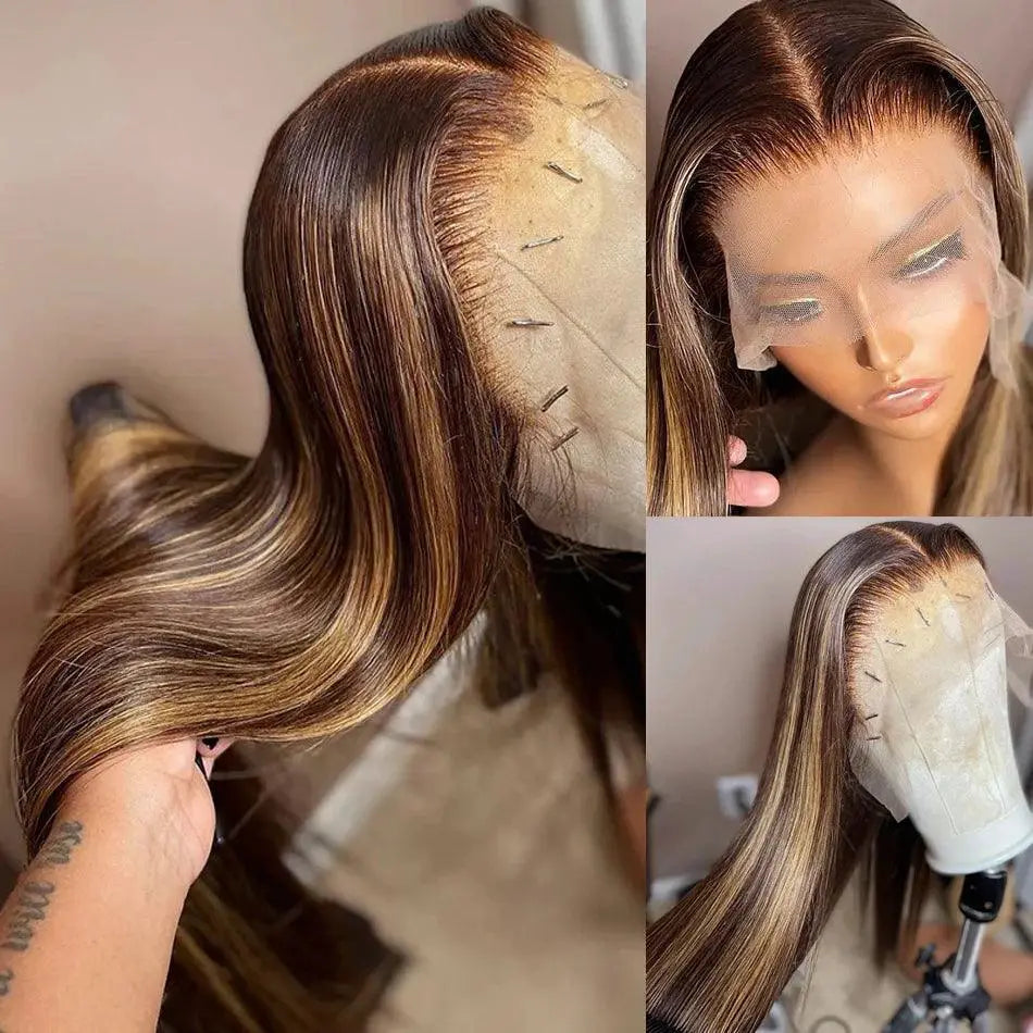 Honey Blonde Lace Front Wig for Effortless Style Look