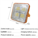 Solar Flood Light Rechargeable LED Reflector For Outdoor Use
