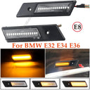 Dynamic LED Side Marker Mirror Lights For BMW E32 E34 E36 1990 To 1996 Pair