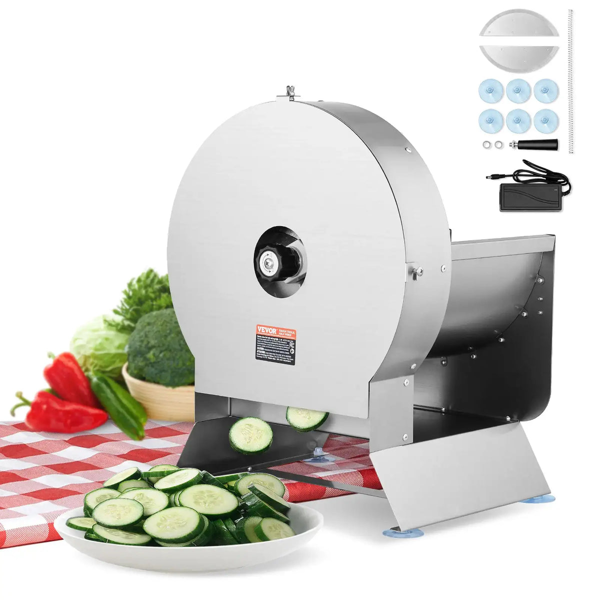 SucceBuy Electric Vegetable Slicer Thickness Adjustable — product view 1