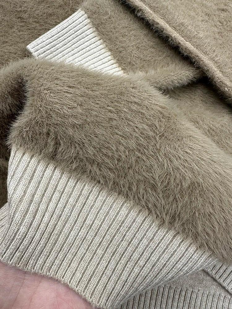 Plush Fleece Sweater For Women Stay Warm And Stylish