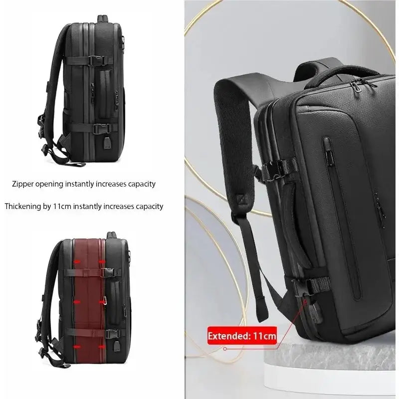 Multifunctional Air Bag Backpack For Men Large Capacity