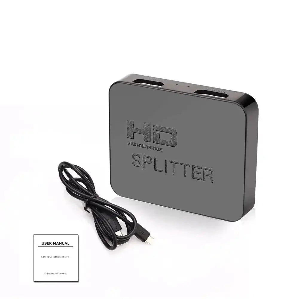 1x2 4K HDMI Splitter Dual Display Video Distributor Switch