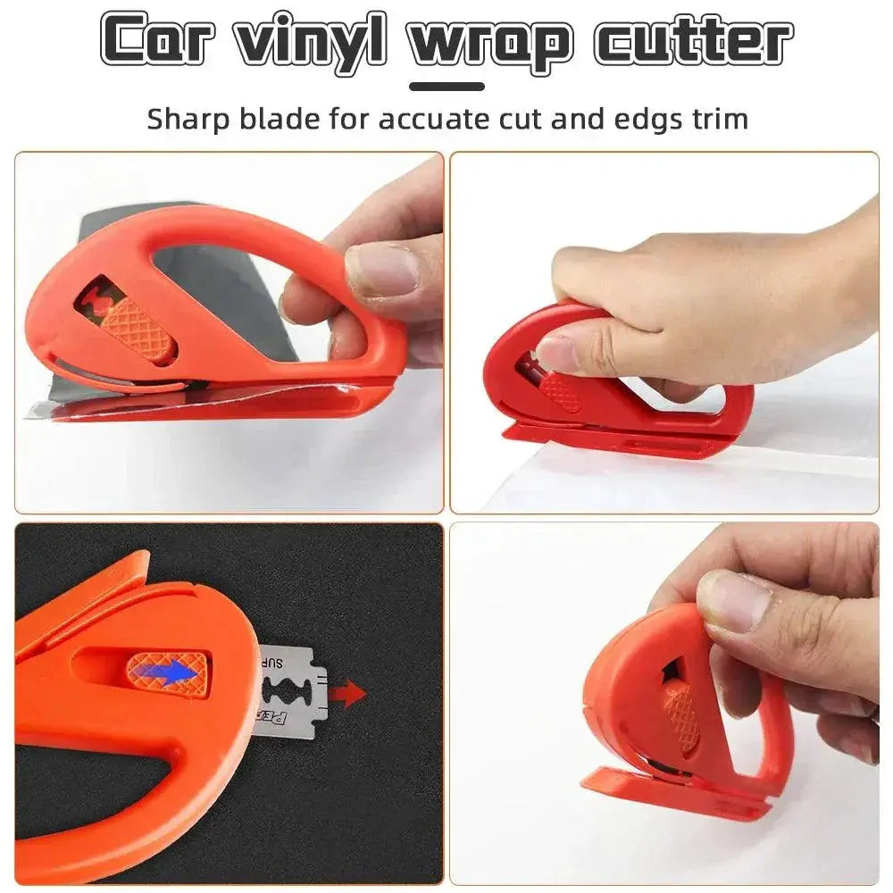 Car Vinyl Film Wrap Kit Safe Durable Wrapping Tools For DIY