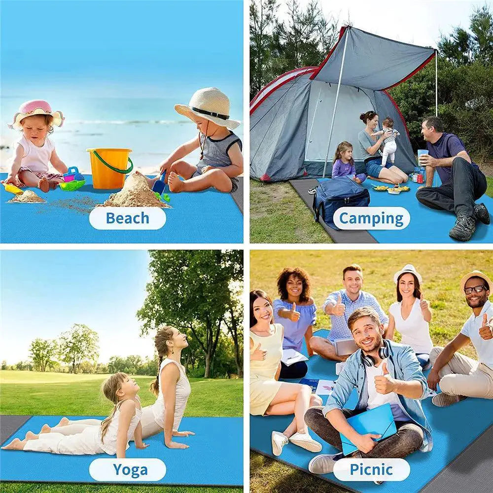 Lightweight Sand Free Waterproof Outdoor Blanket For 4 To 6