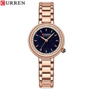 CURREN Ladies Quartz Wristwatch: Elegant Steel Timepiece