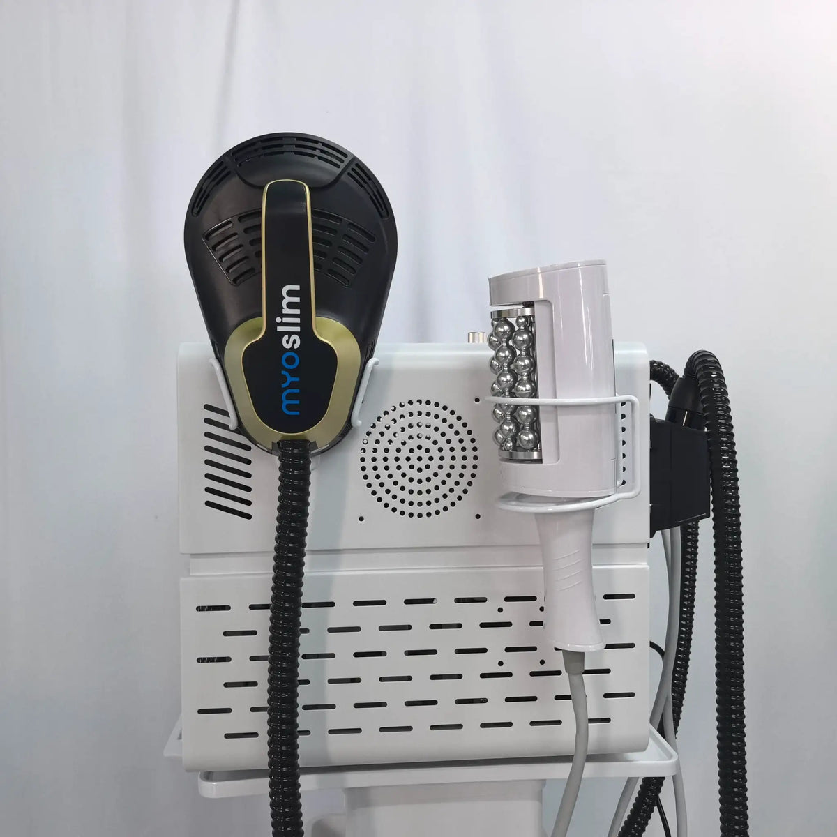 MYOslim, 6500W, EMS Body Sculpt Machine, RF Roller, HI-EMT, Muscle Building, Fat Reduction, Hip Lifting, Facial Contour