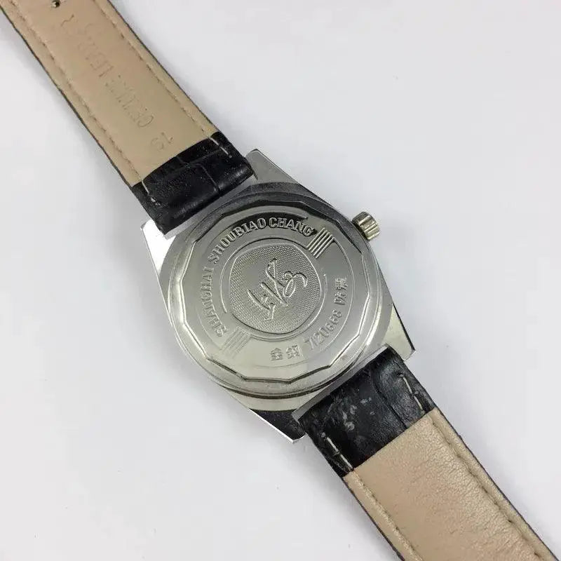 Luxury Shanghai Hand Winding Men's Watch Stylish Timepiece