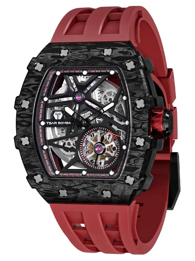 Automatic Skeleton Tonneau Watch — product image 7