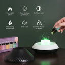 Kinscoter USB Essential Oil Diffuser with Flame Light 130ml