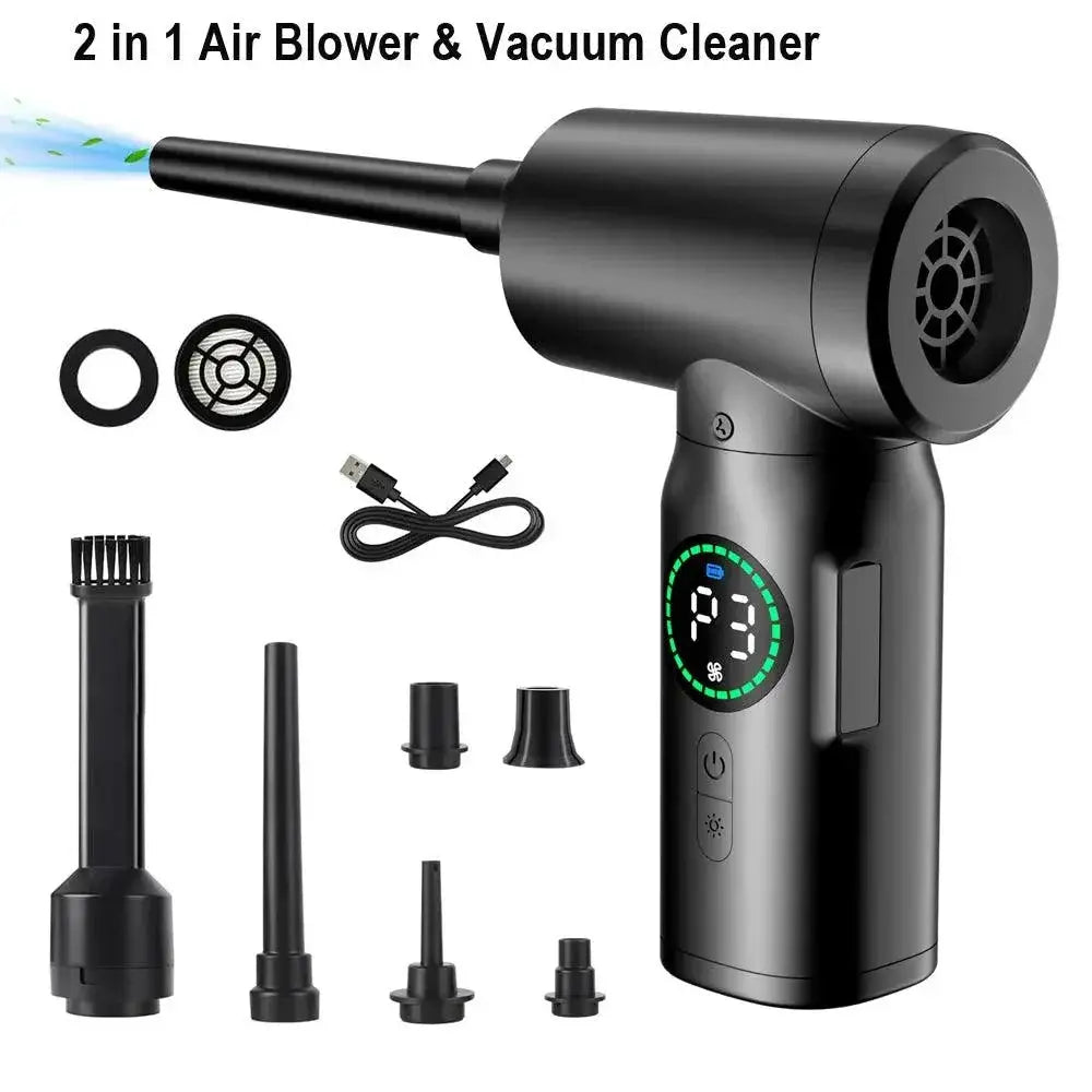 Portable Air Duster And Vacuum Cleaner For Keyboards