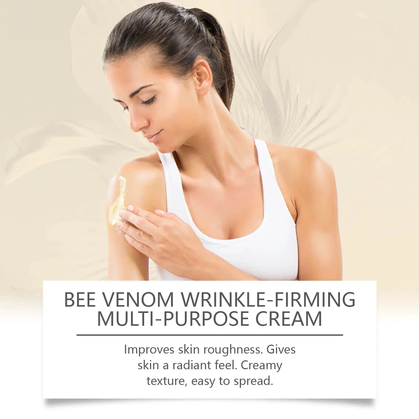 Bee Venom Firming Cream for Sagging Skin Lifting Anti Wrinkle Remover Reduce Fine Lines Hydrating Multipurpose Bee Venoms Cream