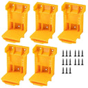 5PCS Tool Mount for Milwaukee 20V Battery Holder Set