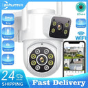 4K Outdoor Dual Lens Camera for Home Use