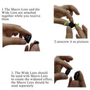3in1 Fisheye Phone Lens 0.67X Wide Angle Macro Lens Kit