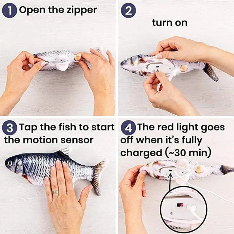 Interactive Baby Fish Swing Toy For Sensory Engagement Fun