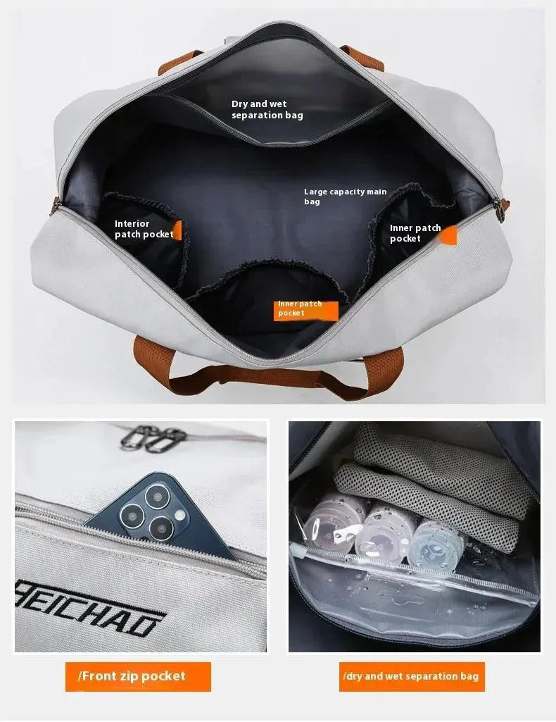 Travel Gym Bag Portable Duffle Carry On Fitness And Travel