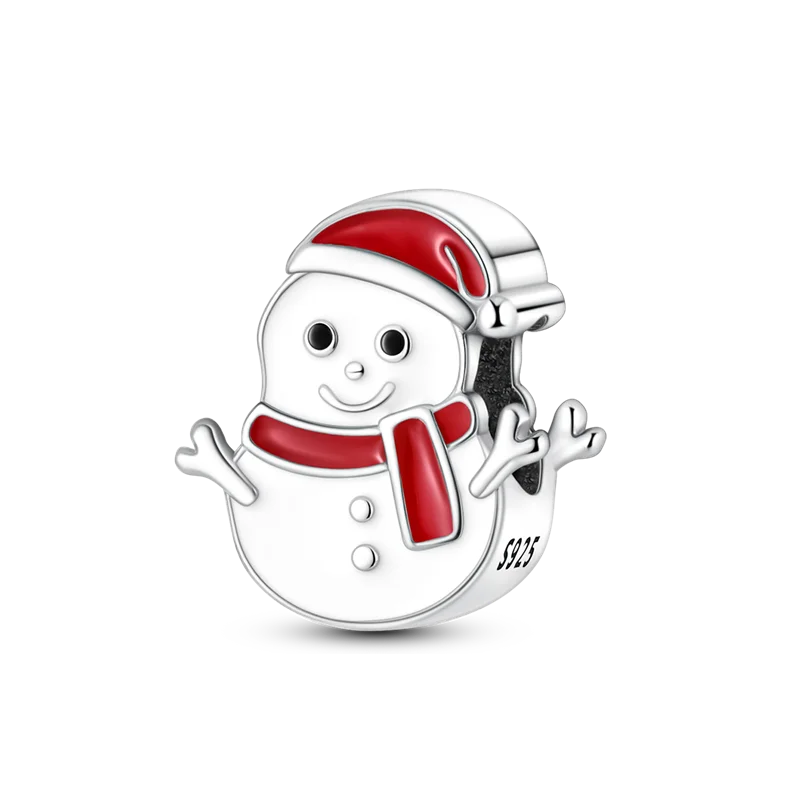 Merry Christmas Charm Bead Sterling
