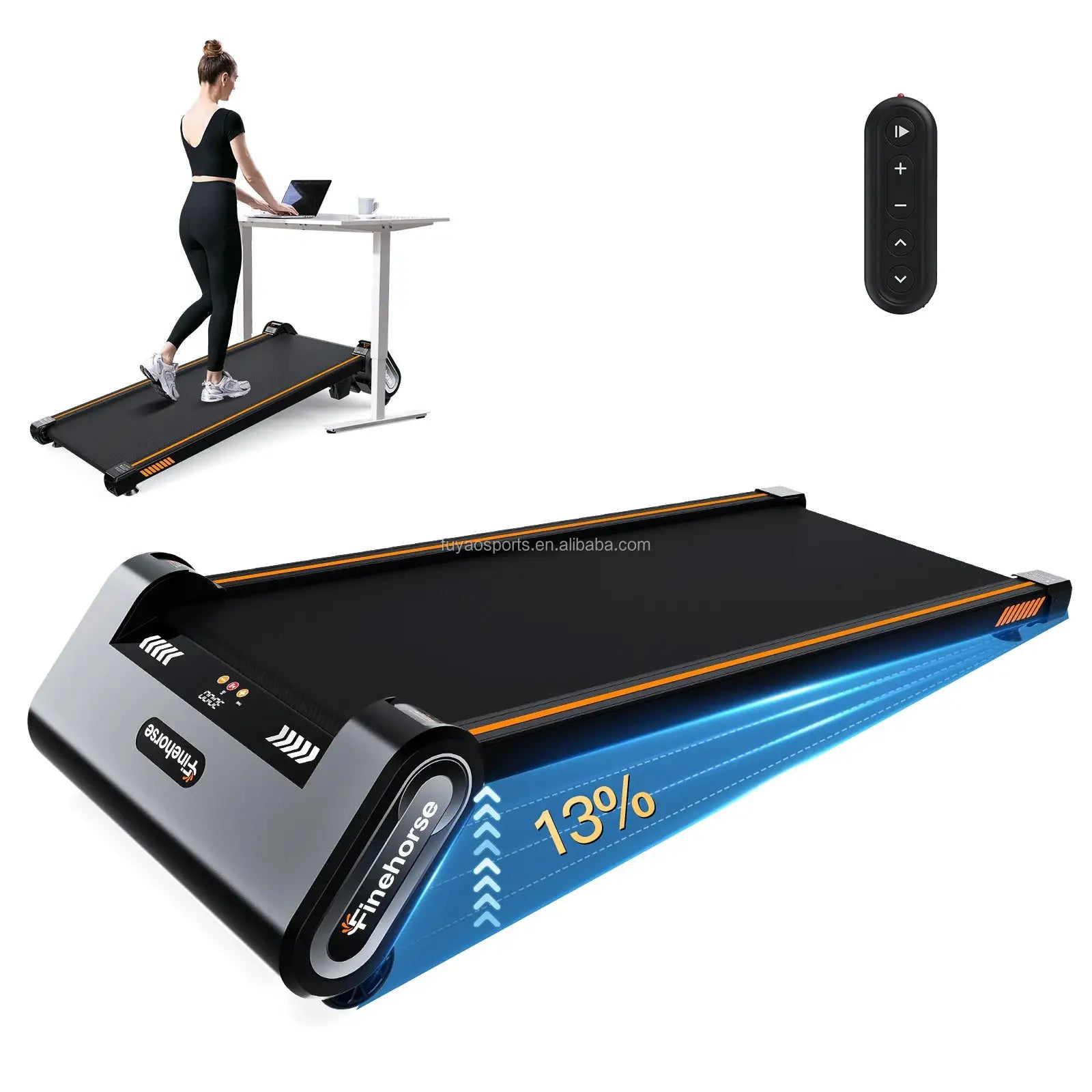 New Smart Walking Treadmill Office Under Desk with Incline High Quality Walking Pad