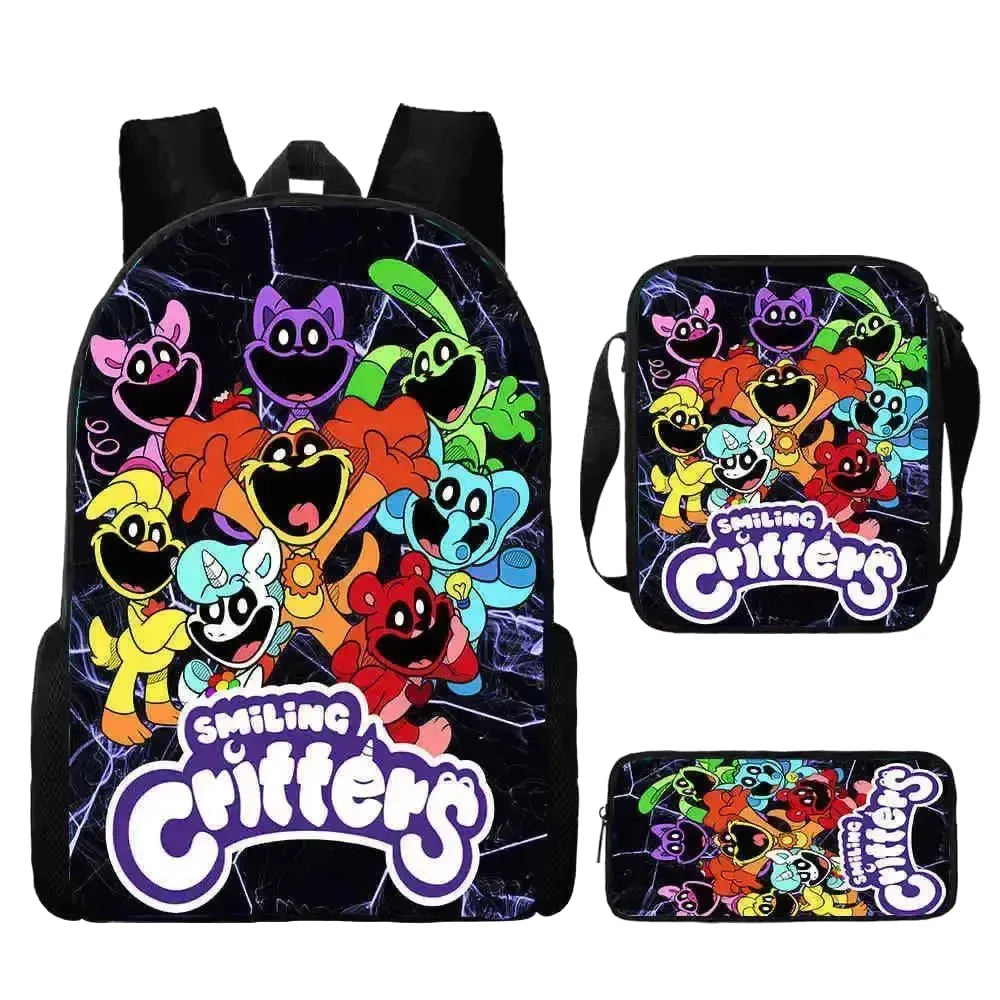 Durable School Bag Set for Kids Everyday — 3Pcs Set 004