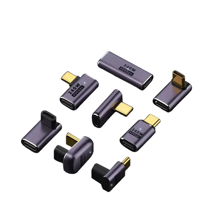Purple Usb C Adapter Angled PD — product view 1