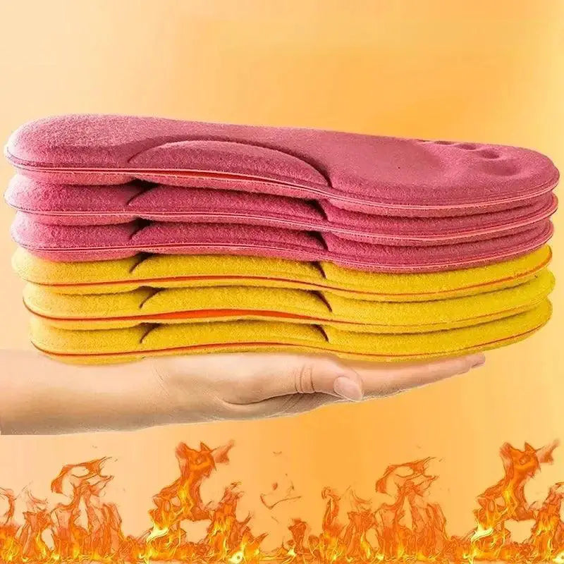 Thermostatic Heated Memory Foam Insoles With Arch Support