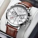 Chronograph Business Watch: LIGE Men's Luxury Timepiece