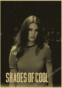 Lana Del Rey Retro Kraft Paper Music Album Poster Vintage Decor