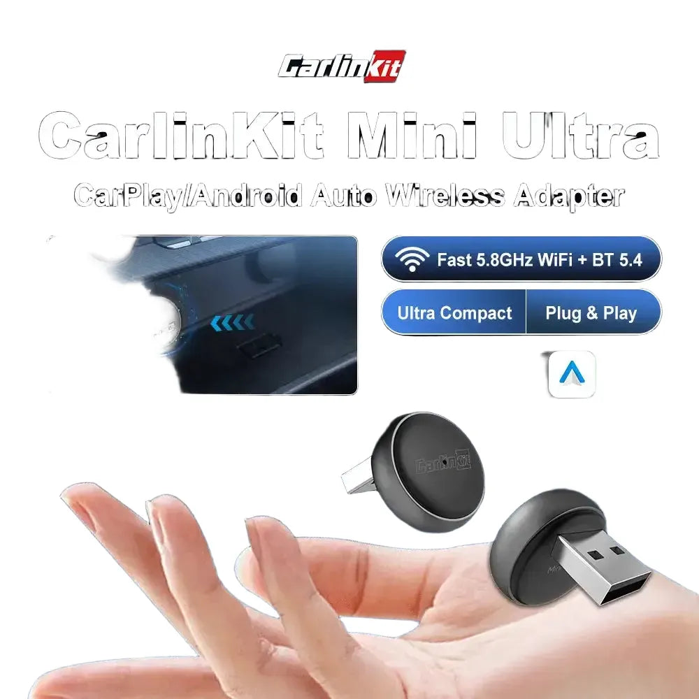 Carlinkit Mini - Wireless CarPlay Android Auto - MINI ULTRA 3 Wired to Wireless product image
