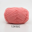 40-50g/Set 4ply Milk Cotton Knitting Yarn For Crafts Use