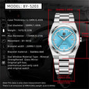 Benyar Stainless Calendar Watch