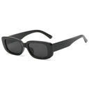 Luxury Vintage Black Square Sunglasses for Women UV400 Shades