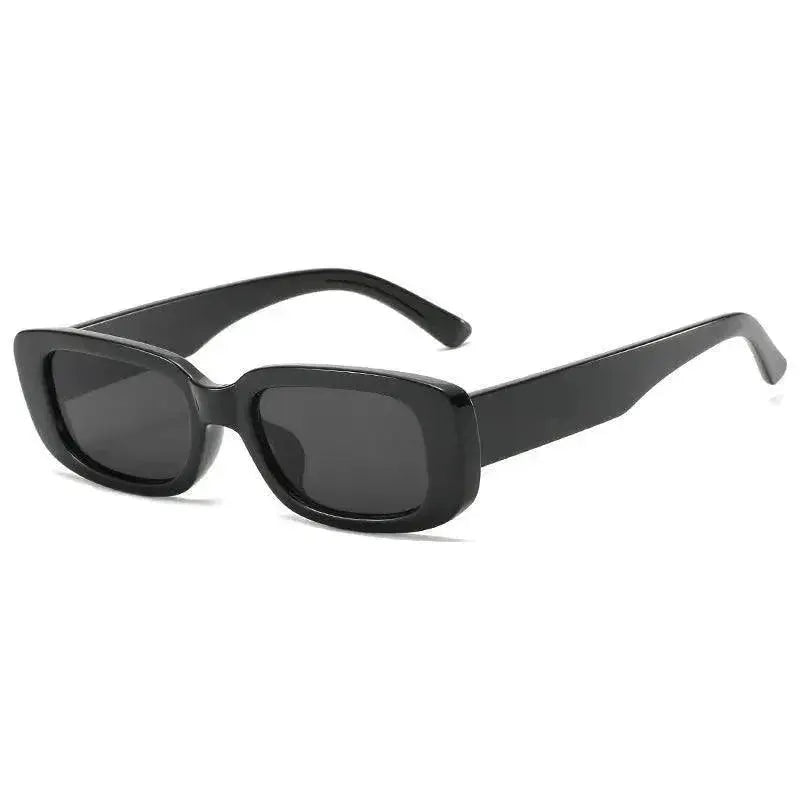 Luxury Vintage Black Square Sunglasses for Women UV400