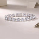 Elegant Gold Moissanite Tennis Bracelet